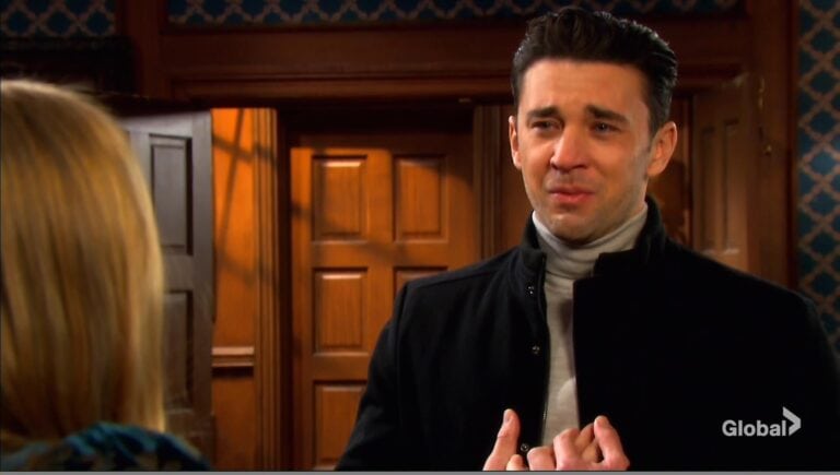 chad cries days of our lives