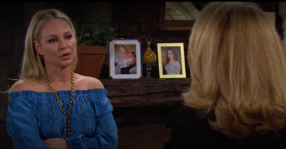sharon defends adam young and restless