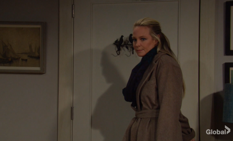 sharon meets with adam young and restless