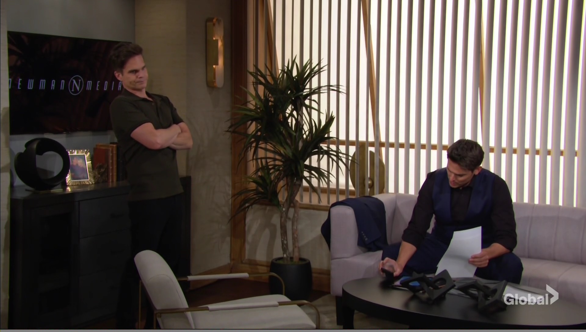kevin faces adam young restless