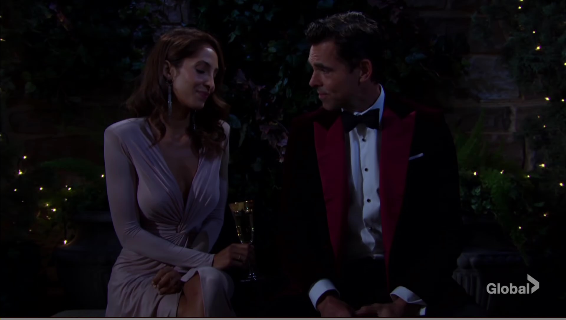 lily billy hang out wedding young restless