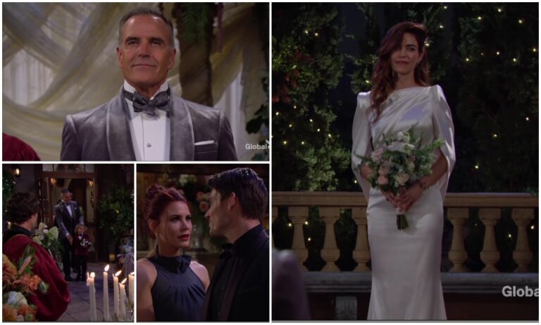 locke newman wedding gown young restless soaps spoilers