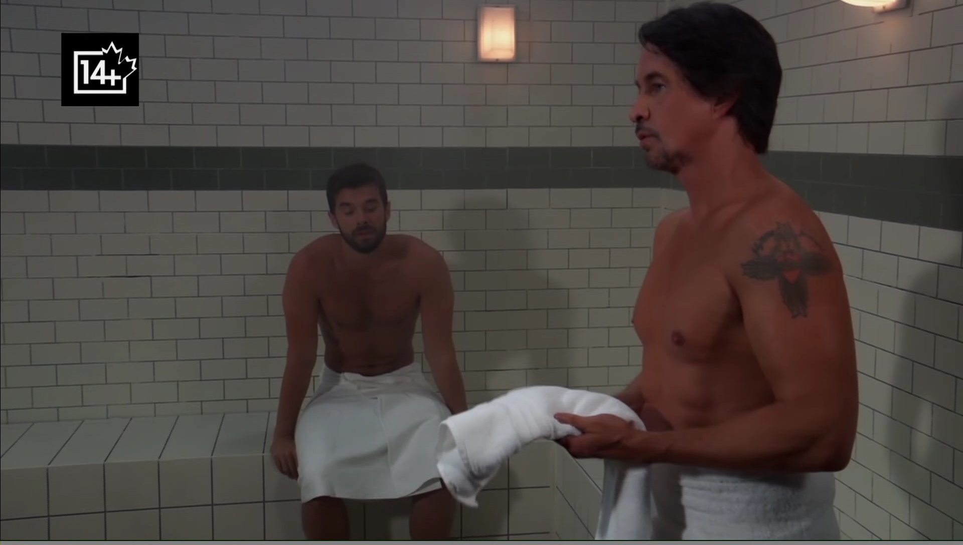 Chase and finn steam room general hospital