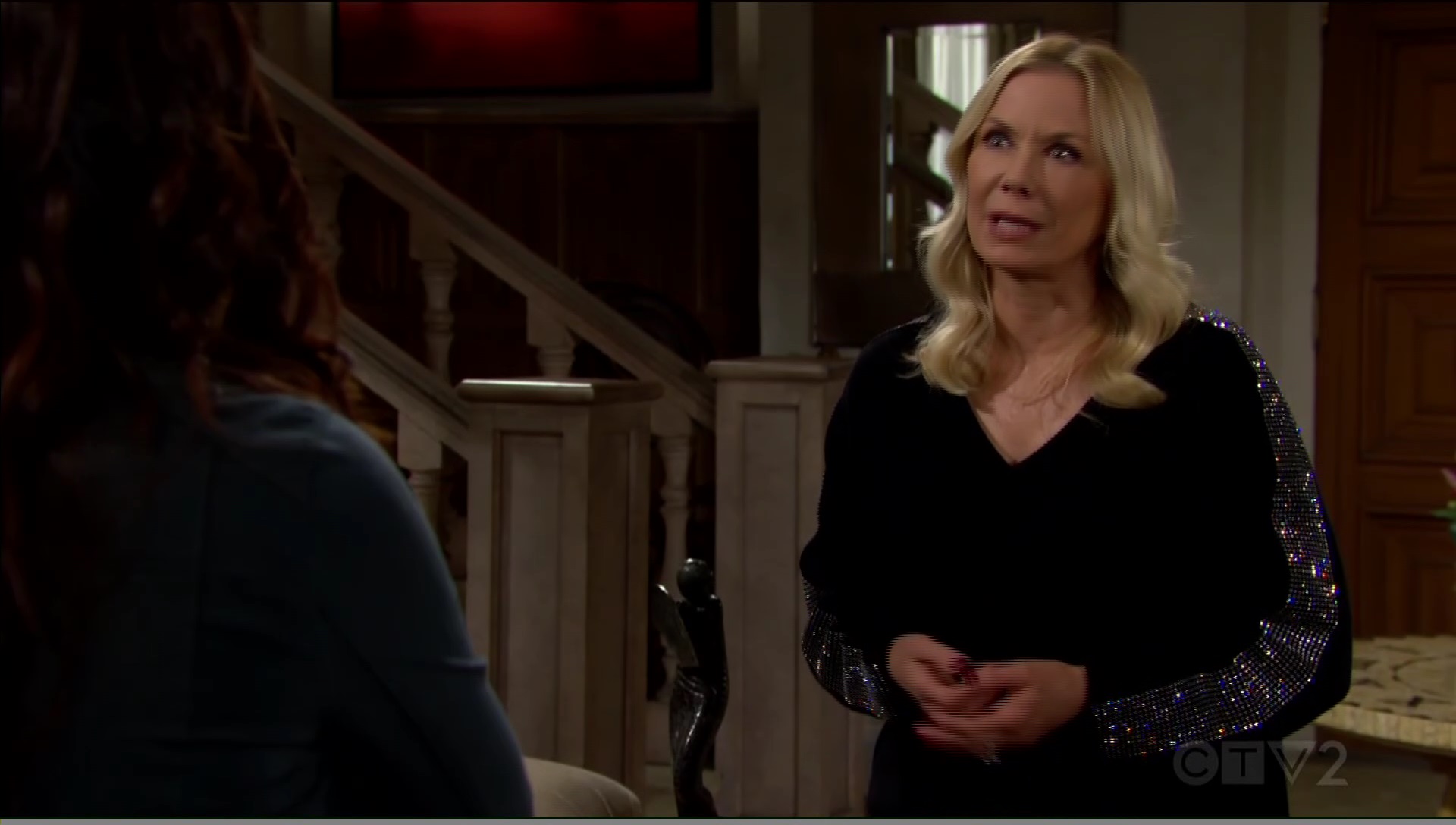 katie learns taylor returned bold and the beautiful cbs soapsspoilers