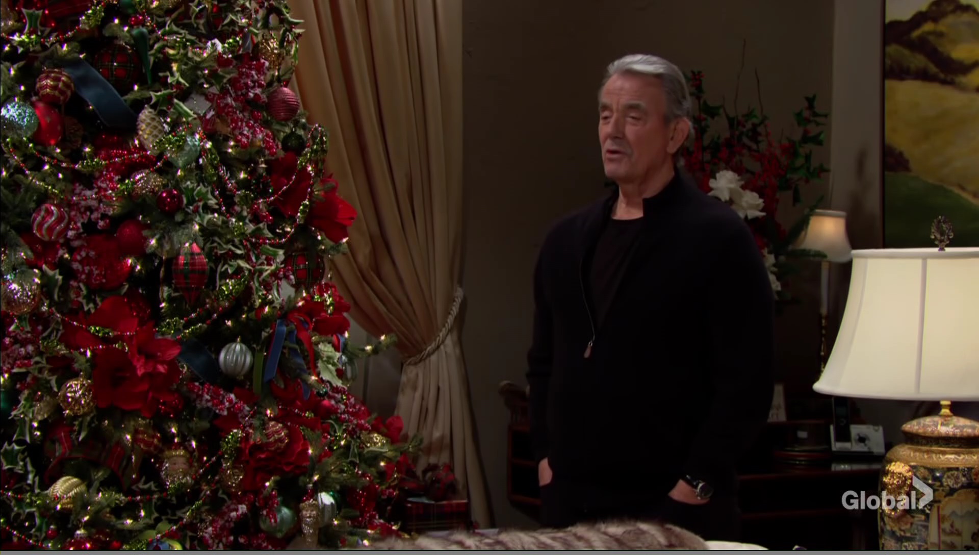 victor at christmas young restless