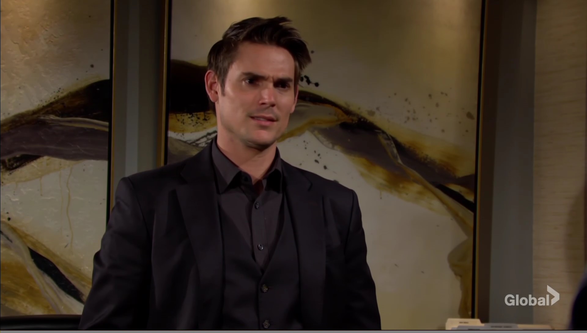 adam annoyed with lily young and restless