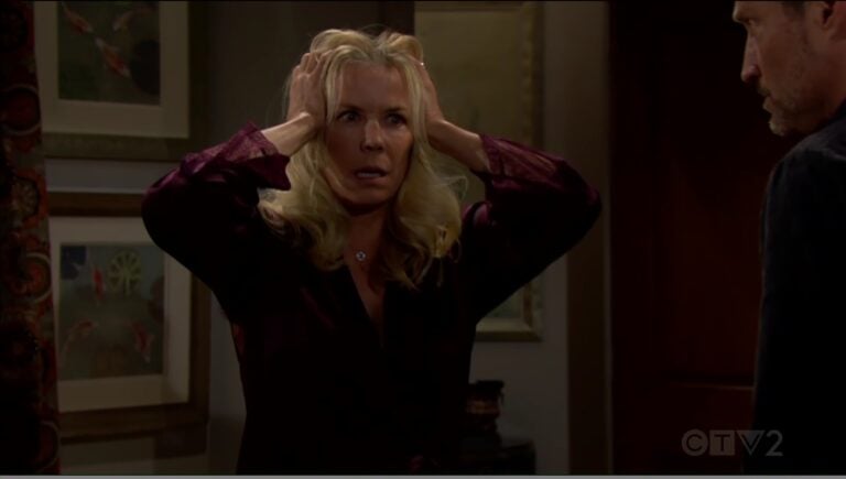 brooke freaks out drank slept with deacon bold and beautiful.