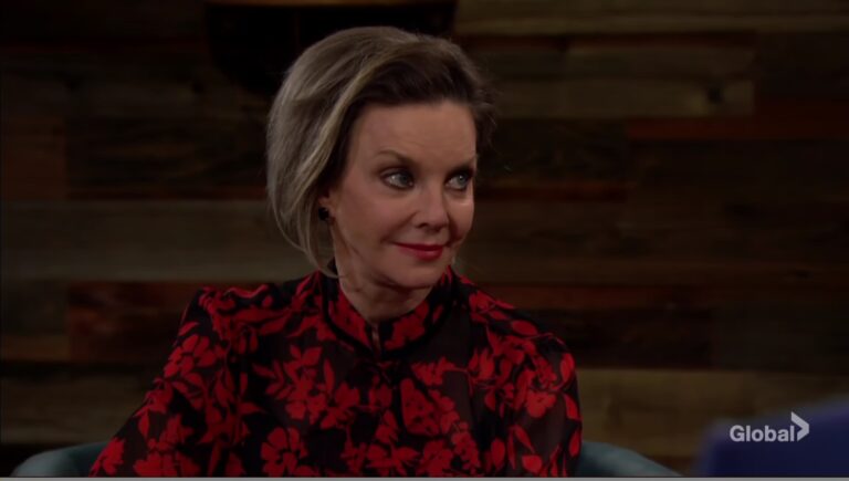 gloria smiles at michael young and restless cbs