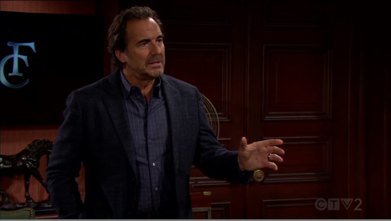 ridge defends marriage to kids bold and beautiful cbs soapsspoilers