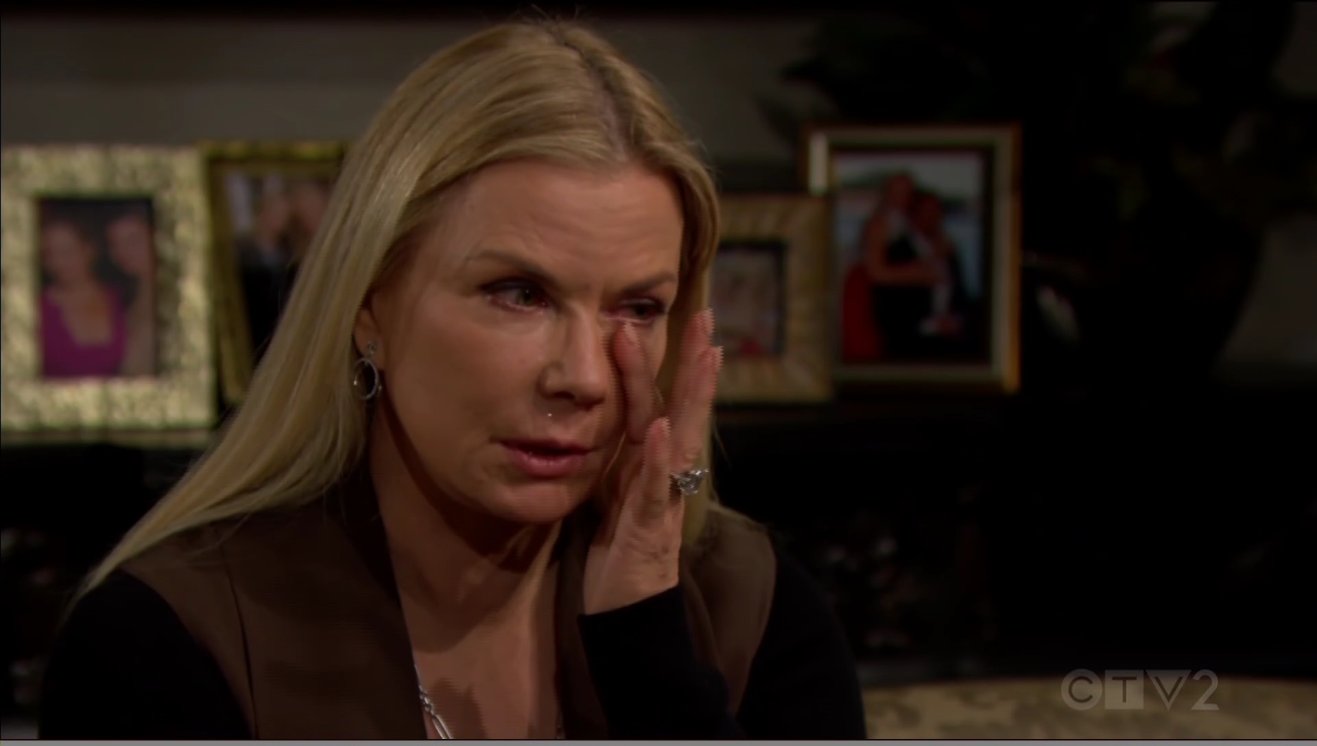 brooke cries over ridge finding out soon bold beautiful recaps