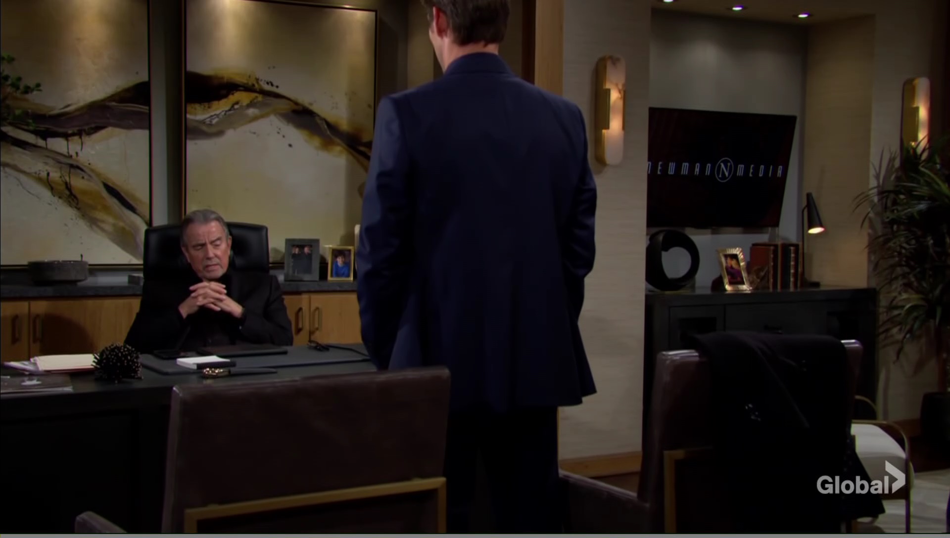 victor pissed off at adam young and the restless