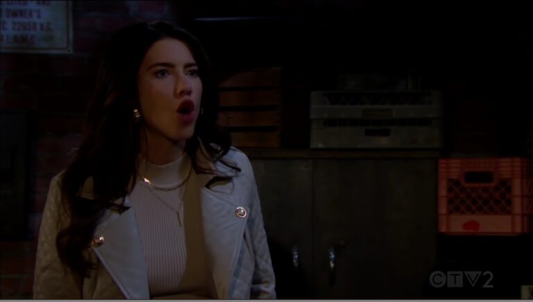 steffy yelling at sheila outside bold and the beautiful cbs