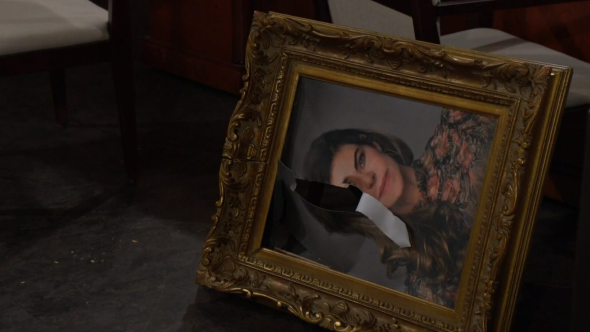 nikki finds portrait young restless
