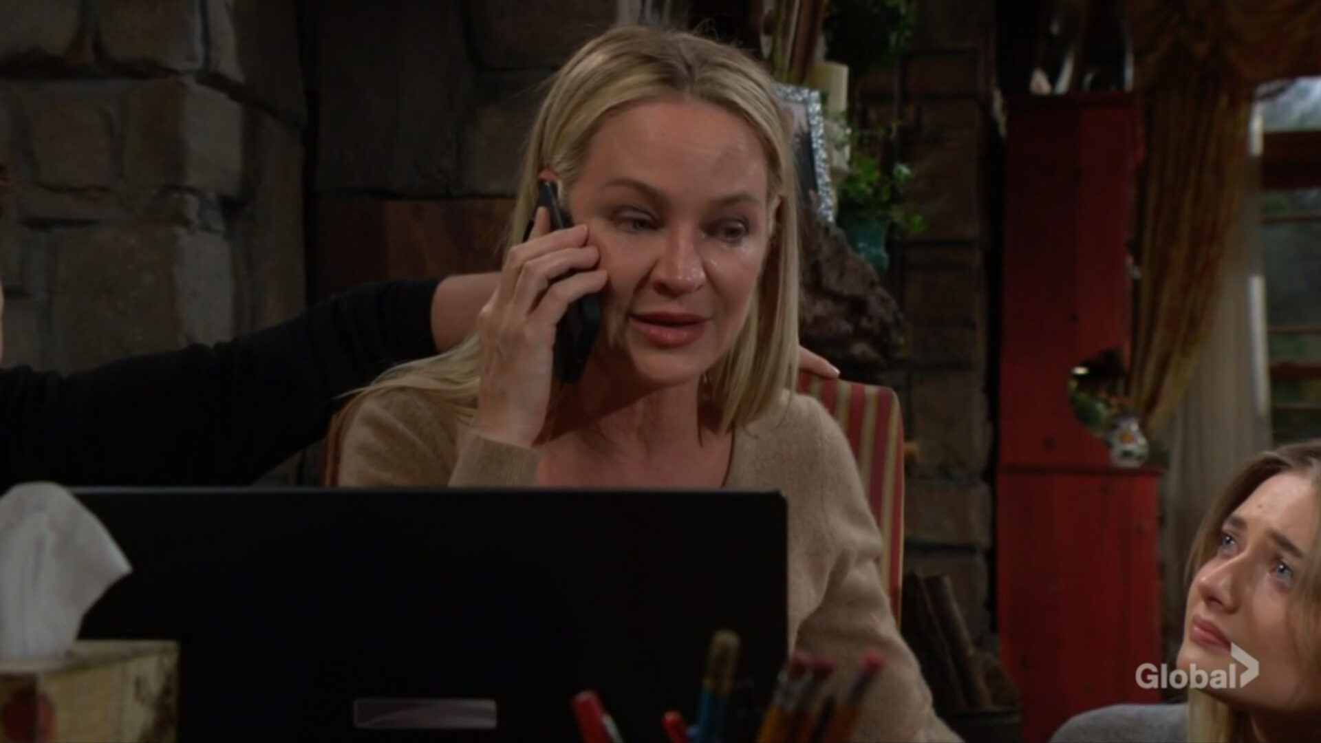 sharon tells celeste her son died young and restless cbs soapsspoilers