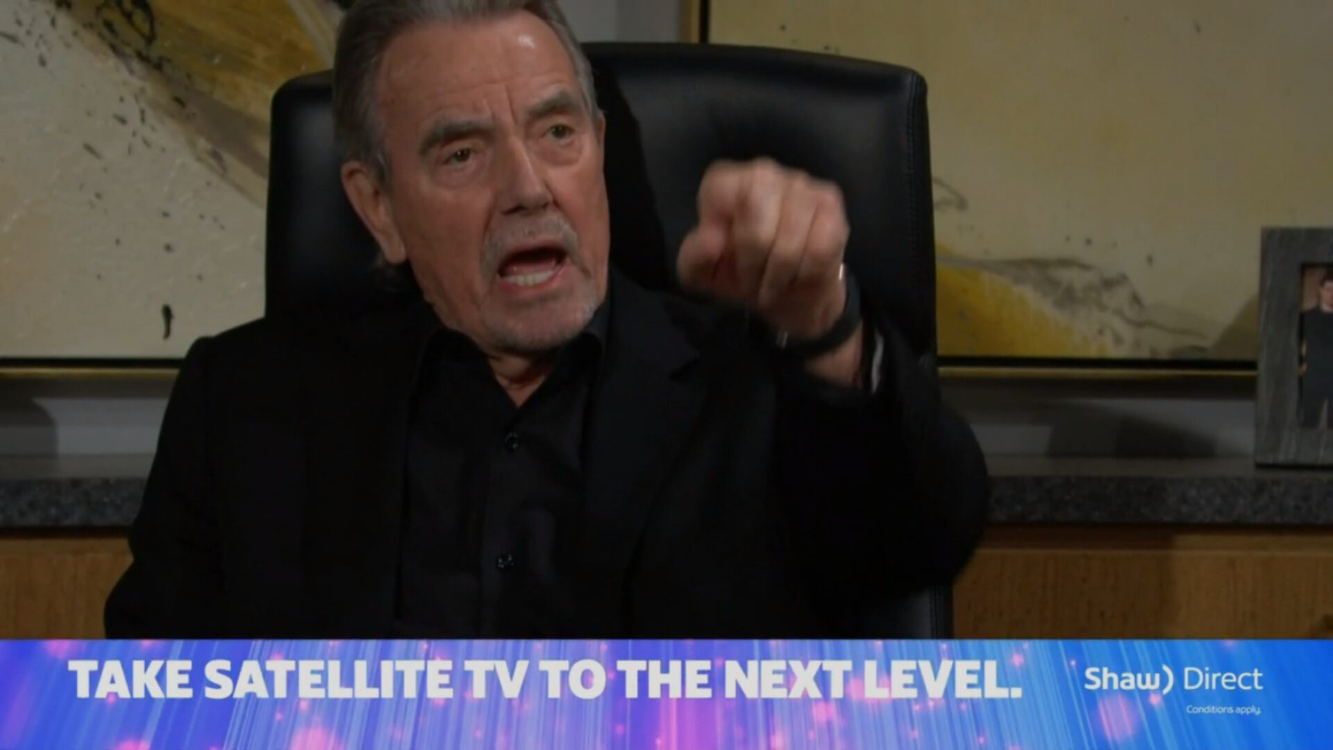 victor points yells adam young restless