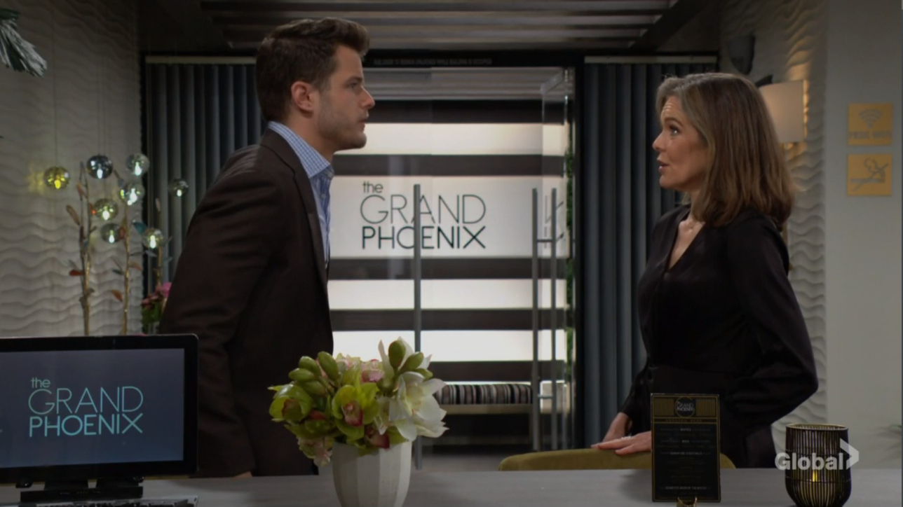 kyle with mother grand phoenix young restless spoilers recap