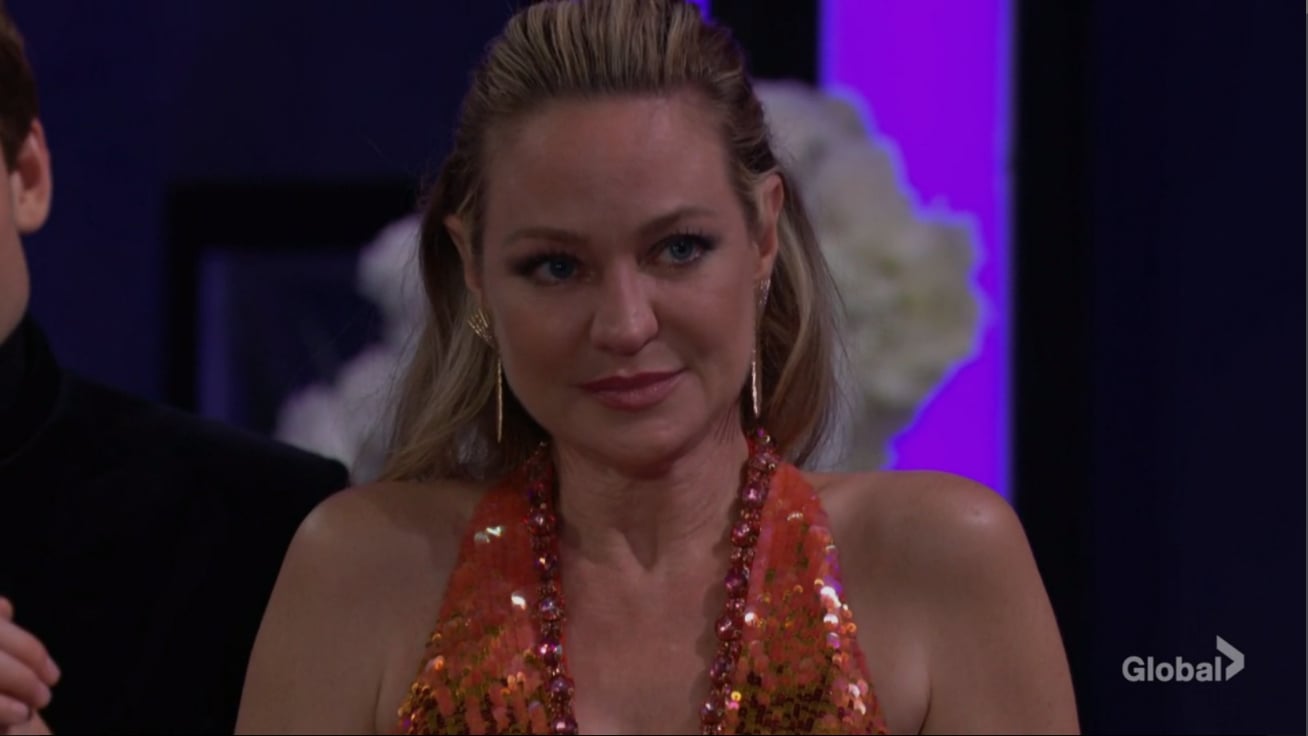 sharon listens vows terriah wedding young restless