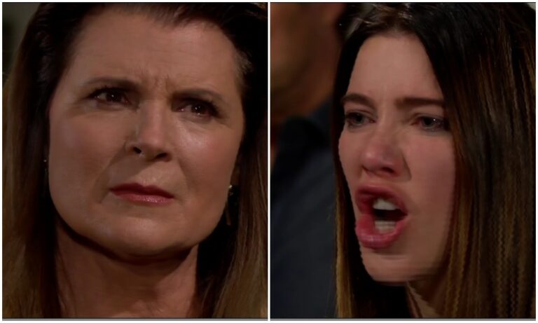 steffy confronts sheila for murdering finn bold and beautiful