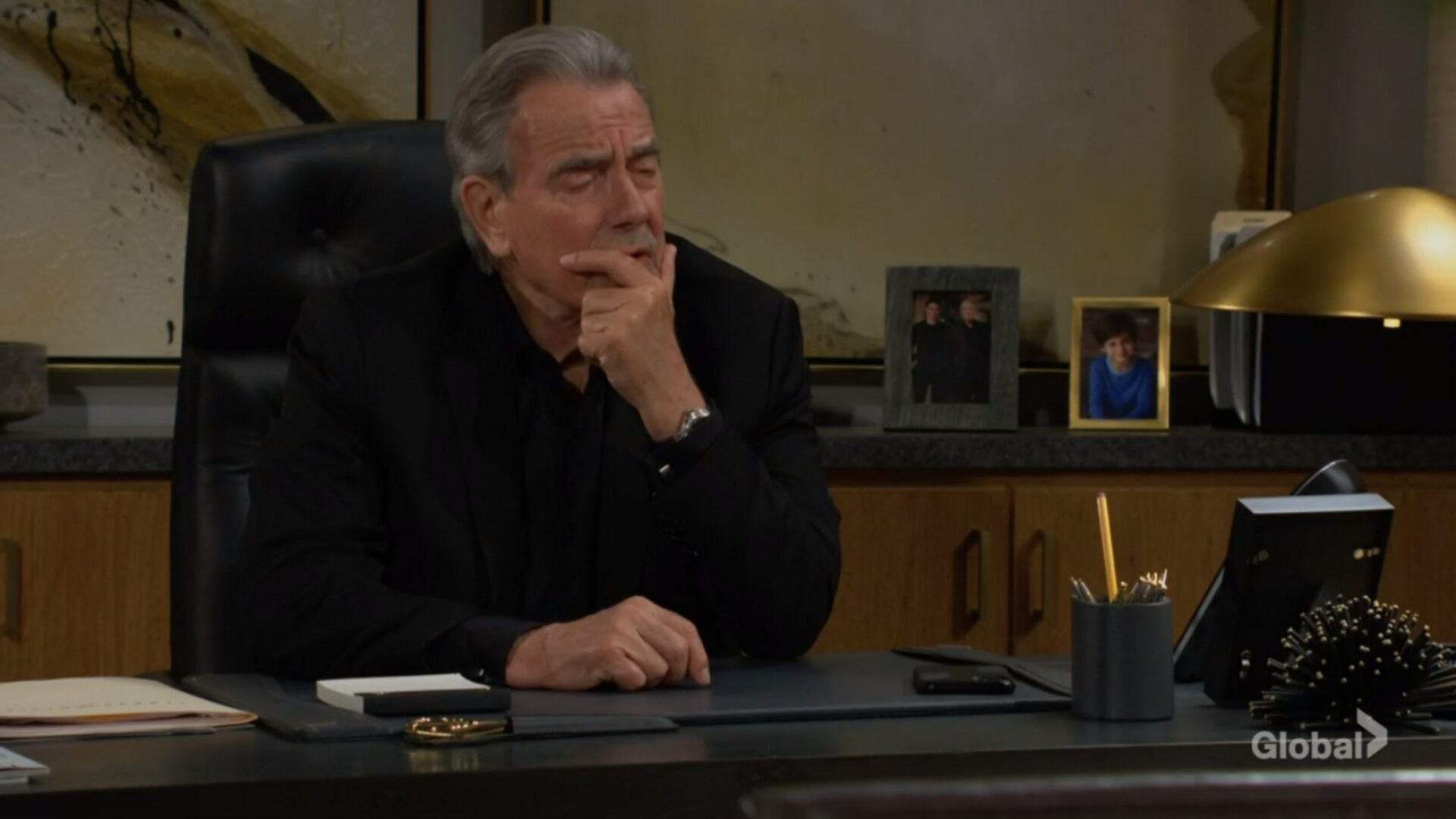 victor in adam's chair young and the restless cbs soapsspoilers