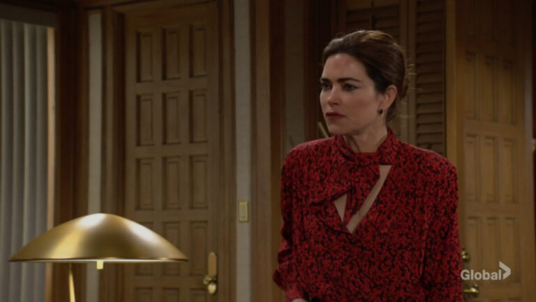 victoria yells at her father young and the restless cbs soapsspoilers