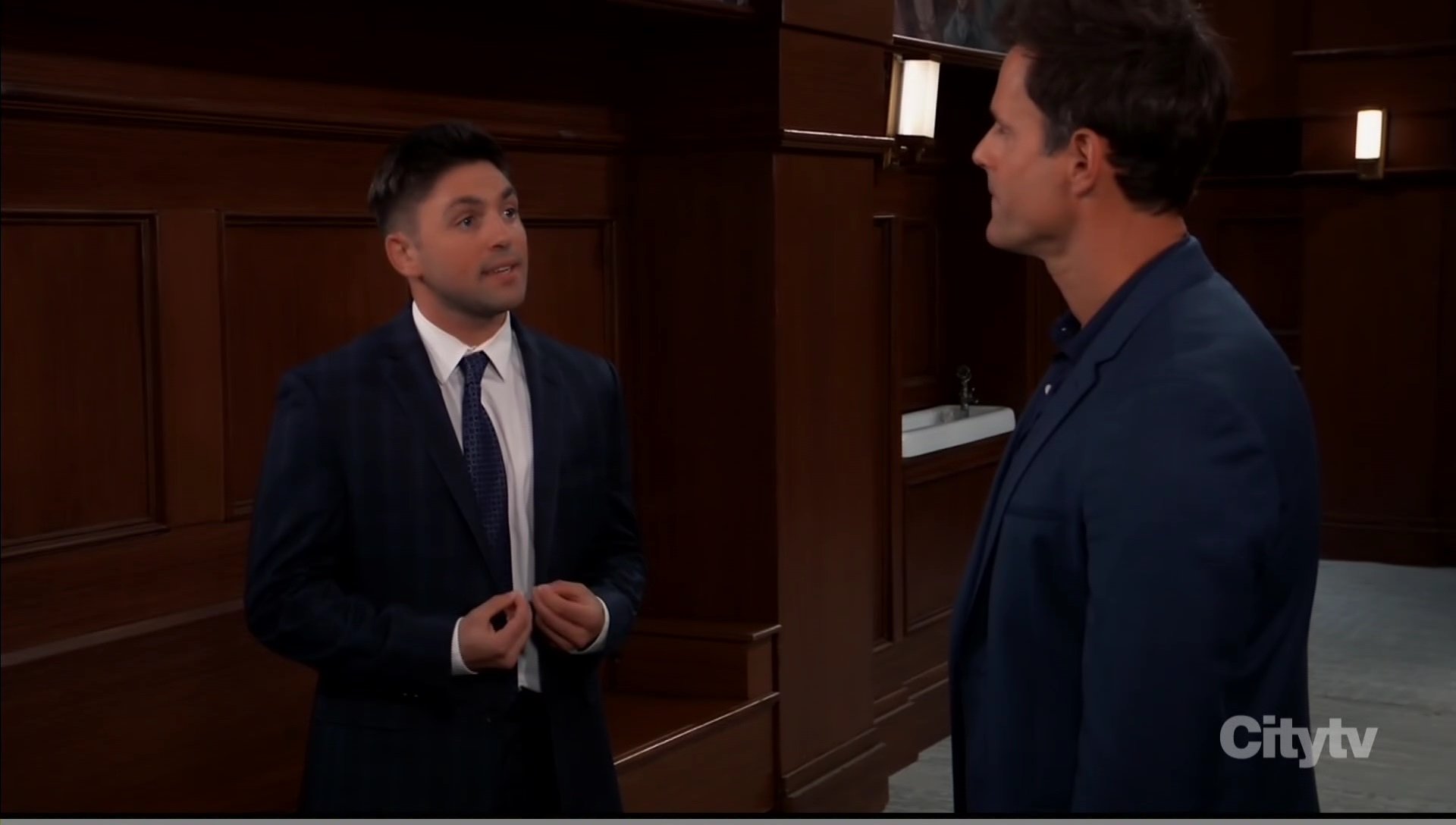 michael and drew court talk GH