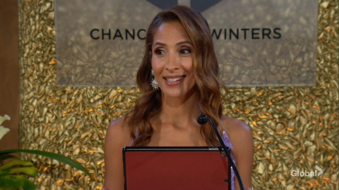 lily podium speech young restless