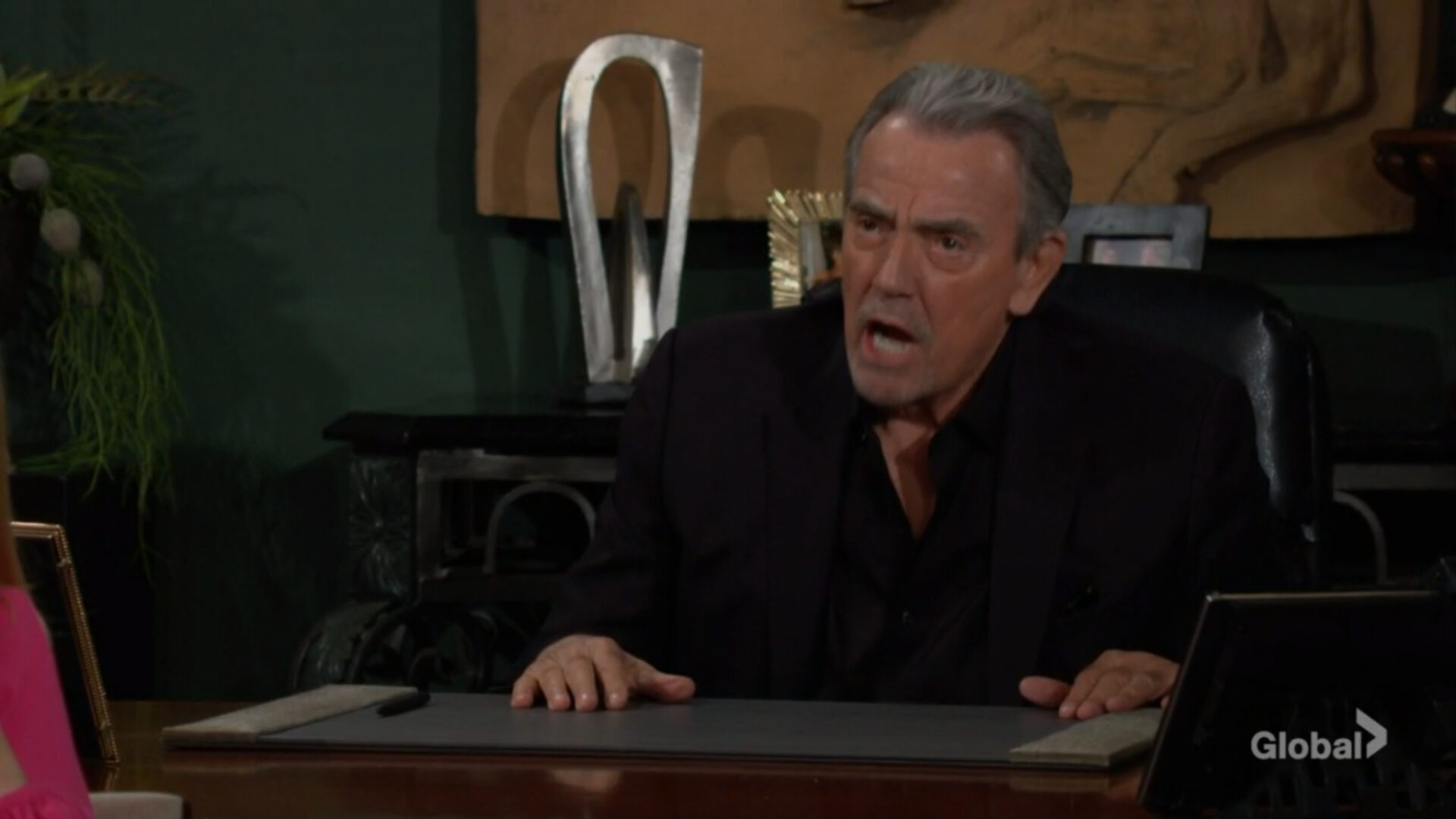 victor screetches at daughter young and restless cbs soapsspoilers