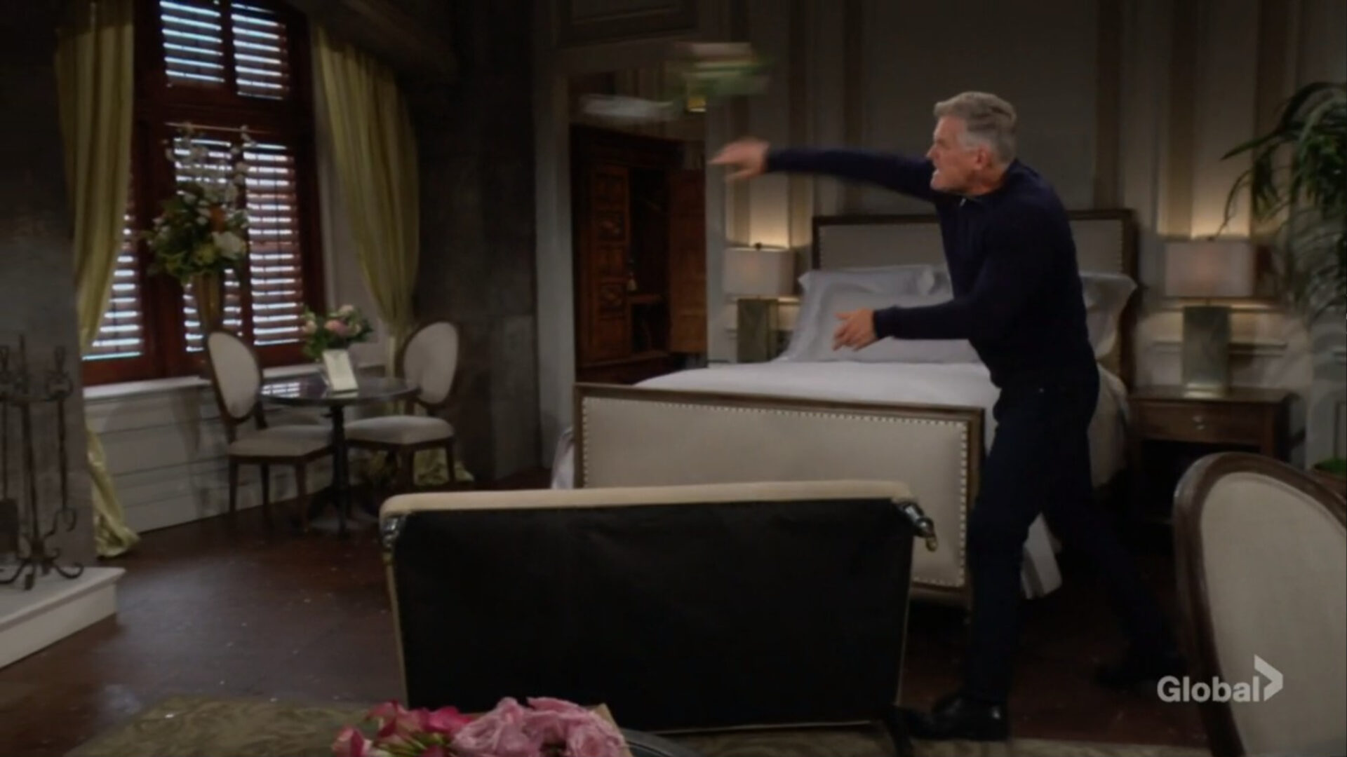 ashland tosses the hotel room young restless