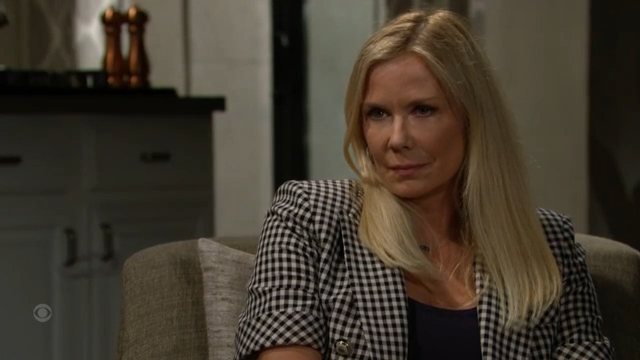 brooke sneers at taylor during confrontation bold beautiful