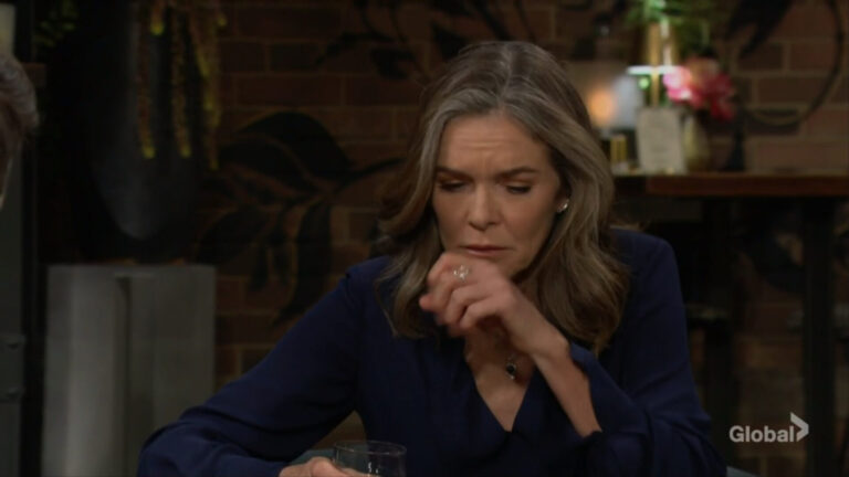 diane chokes hears phyllis work young restless