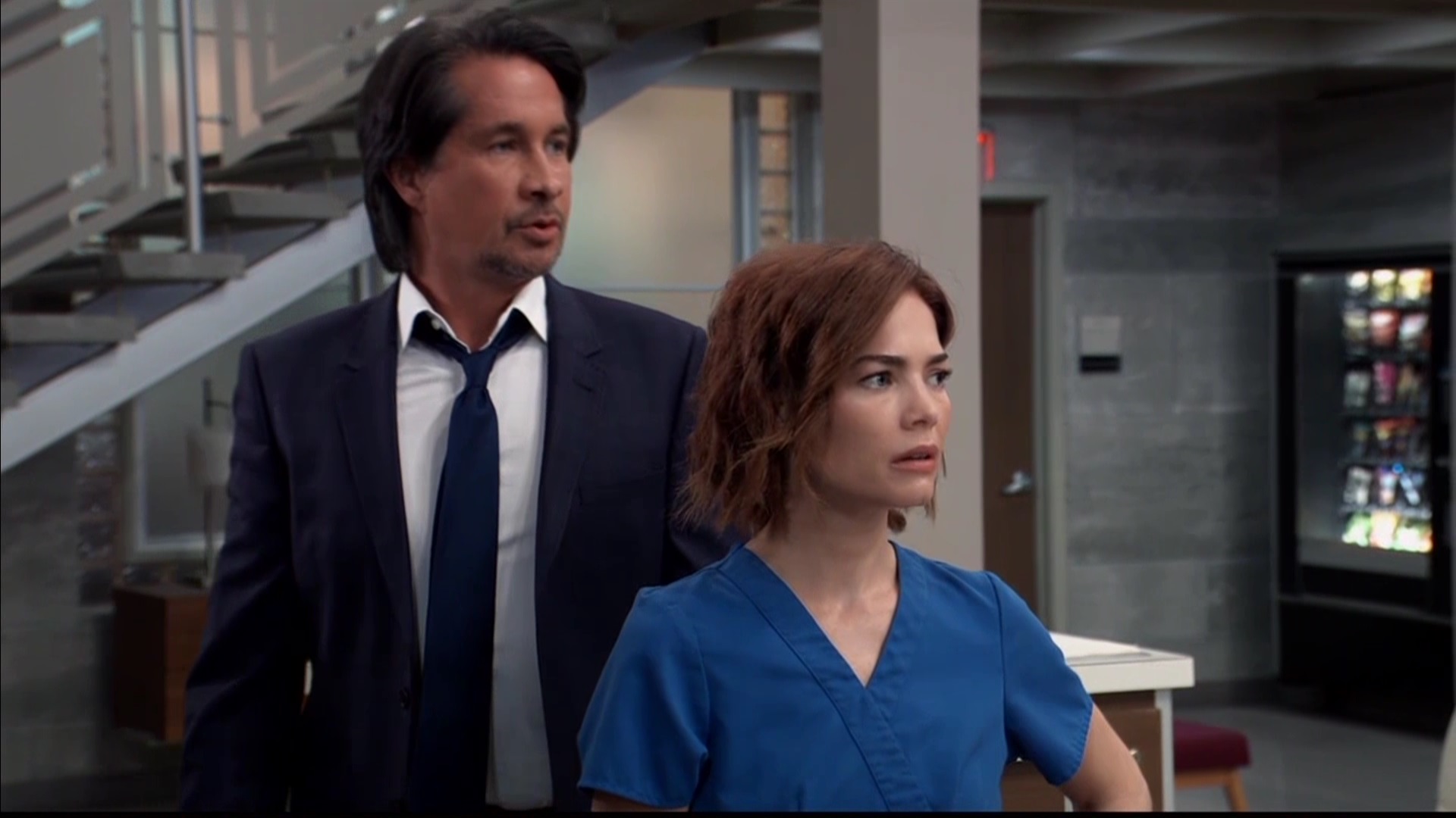 liz watches drama unfold for others general hospital abc