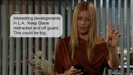 nikki texts phyllis young and restless cbs soapsspoilers bold and beautiful