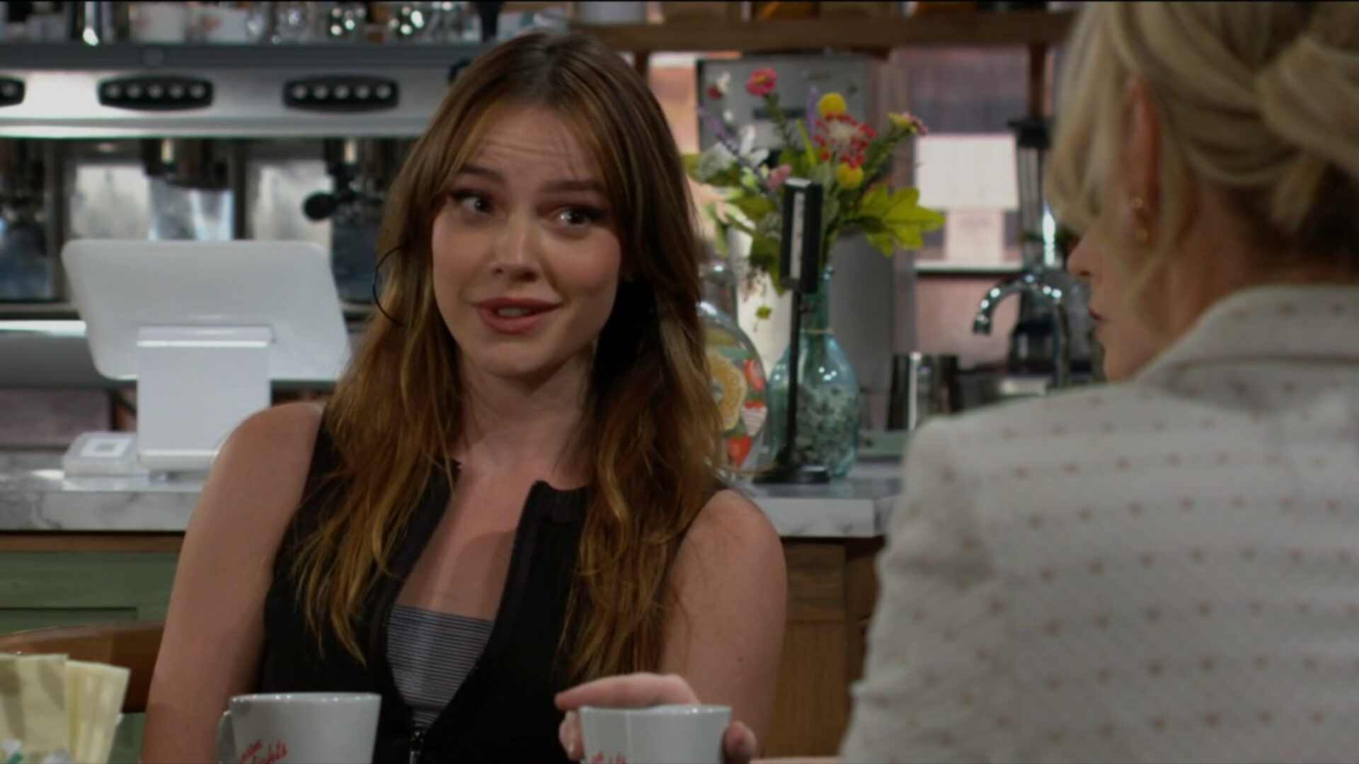 tessa talks blackmail young and restless cbs soapsspoilers