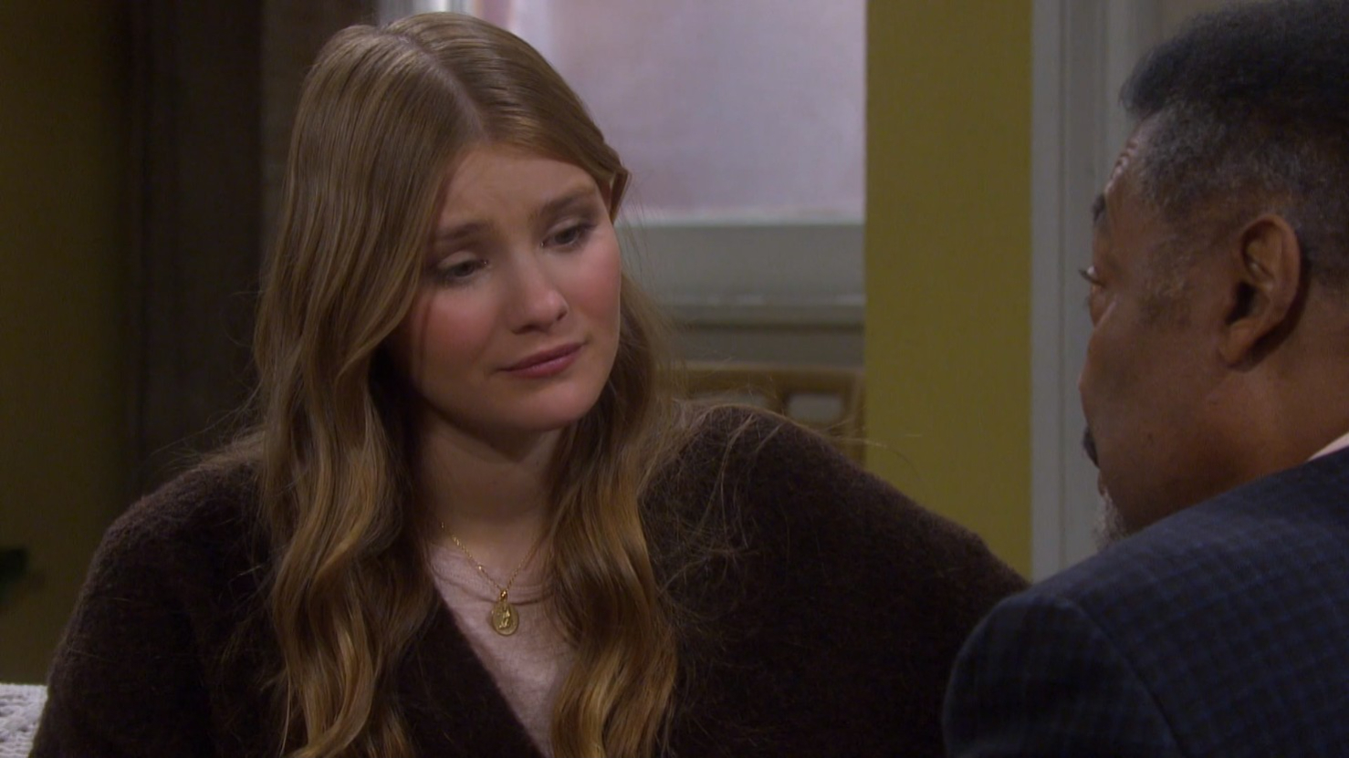 allie sad with abe days of our lives recaps soapsspoilers