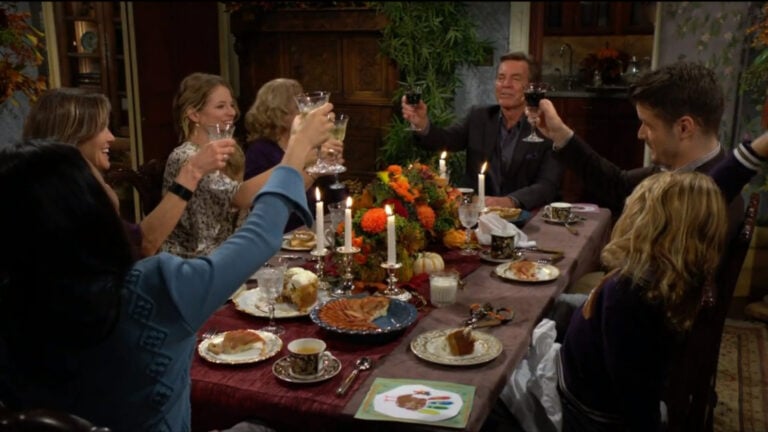 jack toast thanksgiving young and restless recaps soapsspoilers