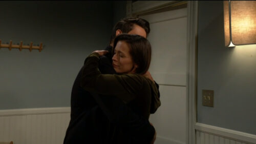 chelsea and adam hug crying young and restless soapsspoilers