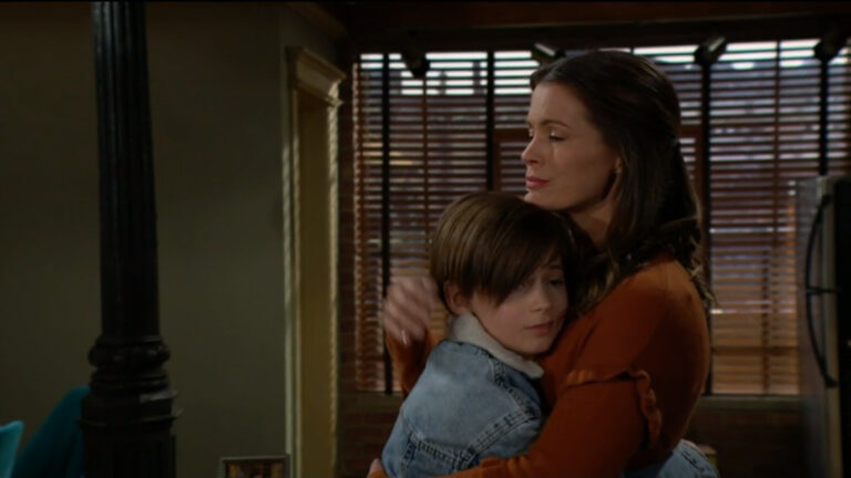 connor hugs mama young and restless recaps soapsspoilers
