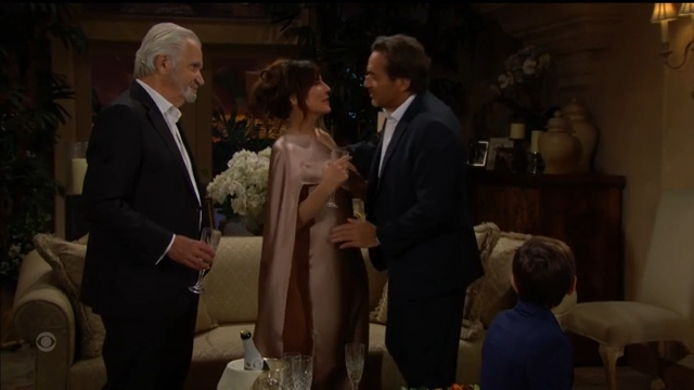 ridge and taylor embrace party bold and beautiful recaps soapsspoilers