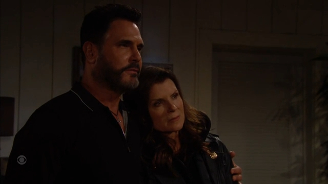 bill and sheila snuggle at steffy's cliffhouse Bold recaps