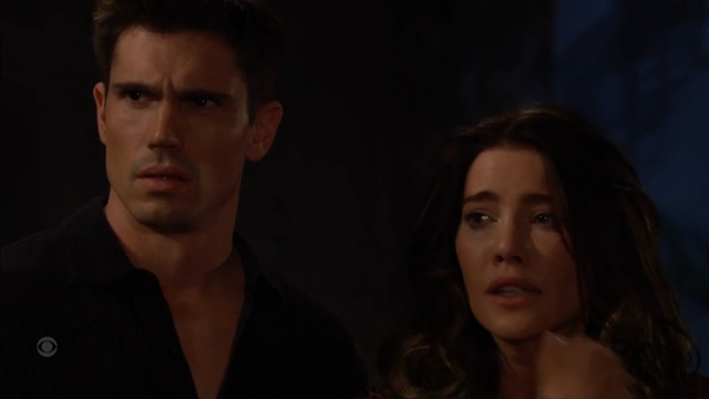 finn and steffy shocked BOLD and beautiful