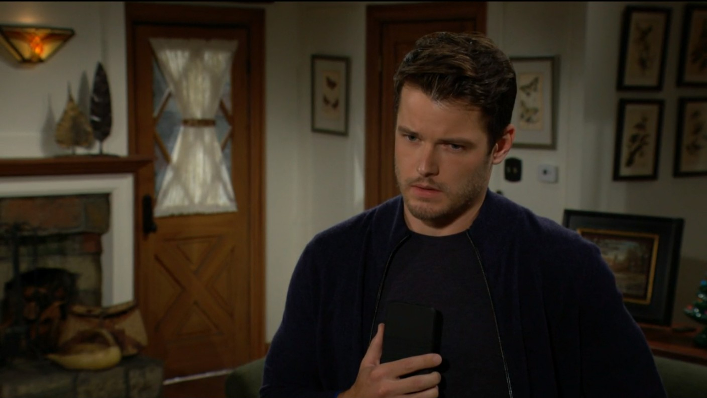 kyle talks to jack on a call from abbott cabin Y&R recaps
