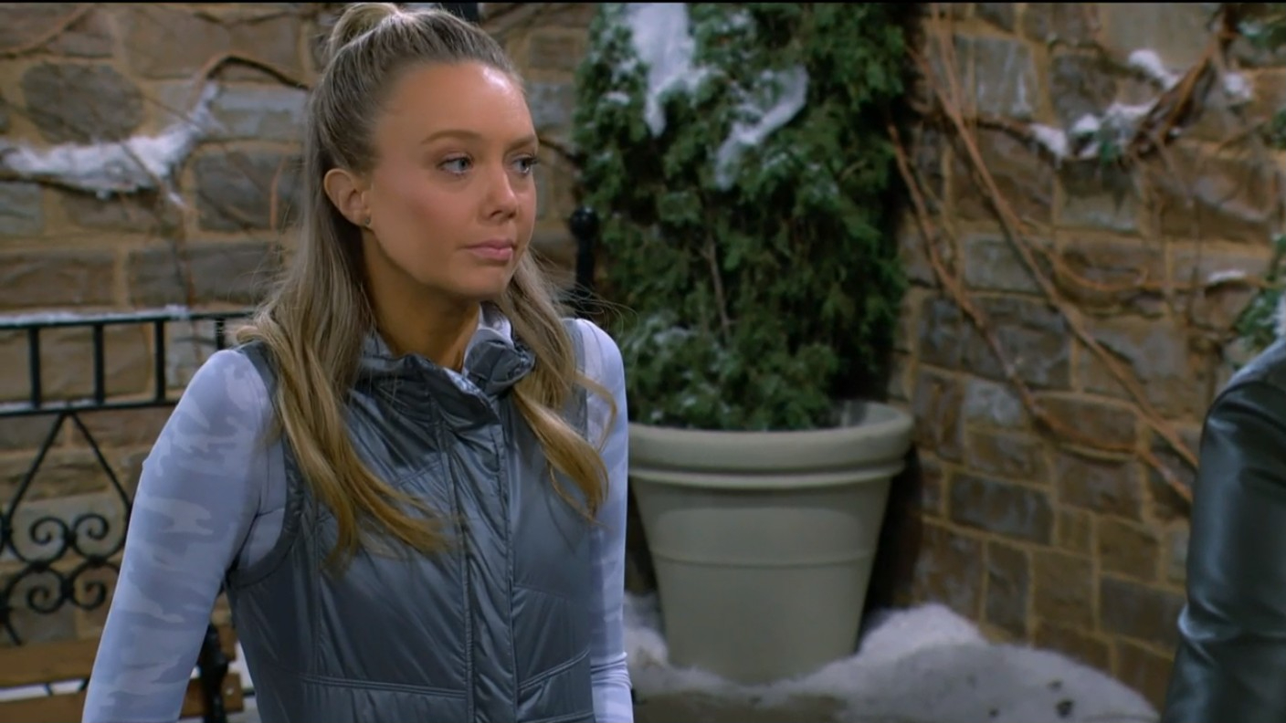 abby outside with chance  Y&R recap SoapsSpoilers