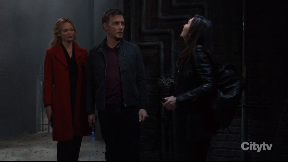renee and valentin with anna catacombs GH recaps soapsspoilers