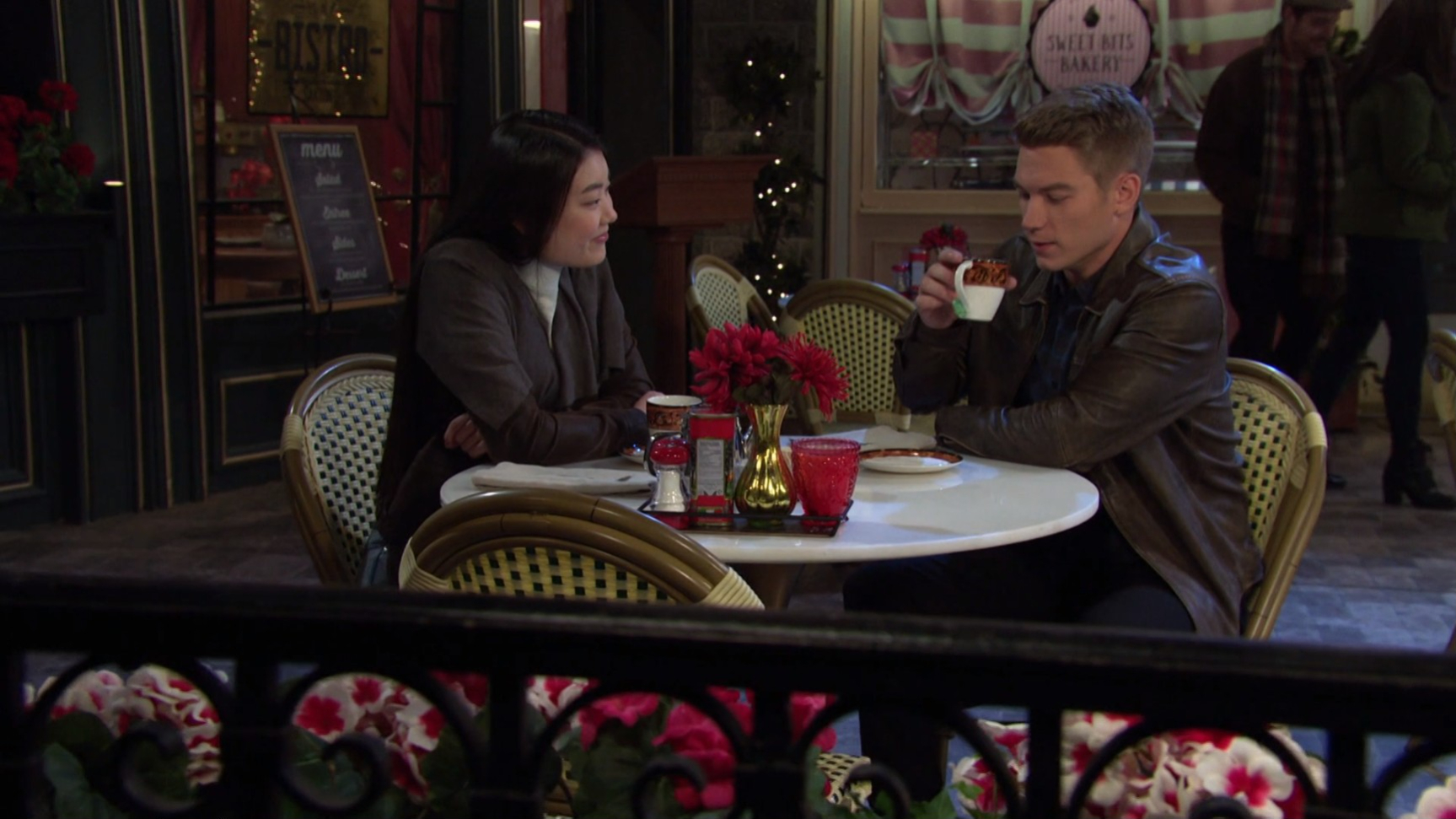 wendy and tripp drink tea days of our lives recaps soapsspoilers