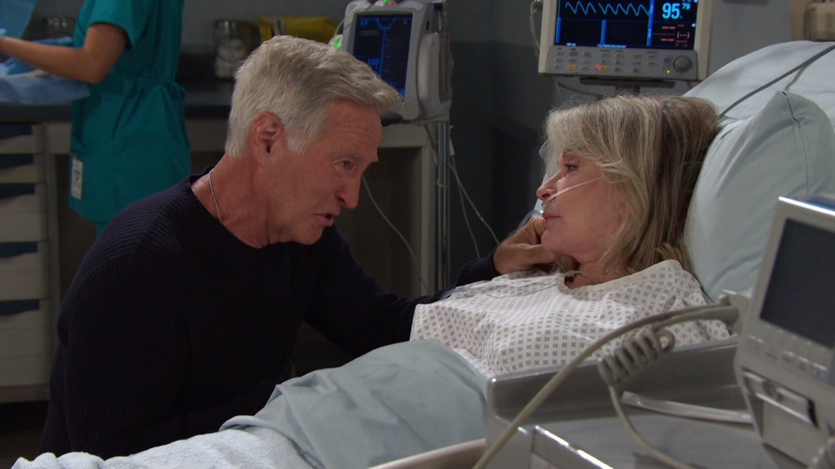john comforts Doc Marlena hospital Days of our lives recaps soapsspoilers