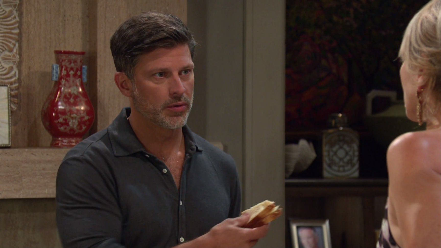 eric eats a sandwich Days of our Lives recap SoapsSpoilers