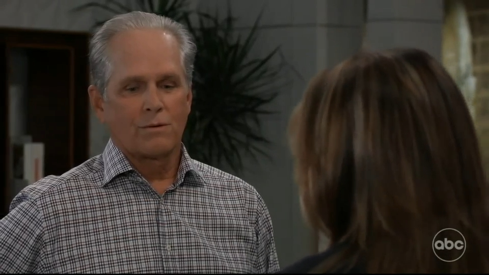 gregory with alexis in her office GH recaps SoapsSpoilers