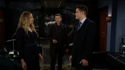 daniel and kyle and summer at jabot offices Y&R spoiler recaps