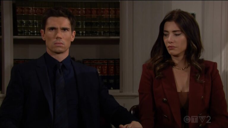 steffy and finn upset in court Bold and beautiful recaps