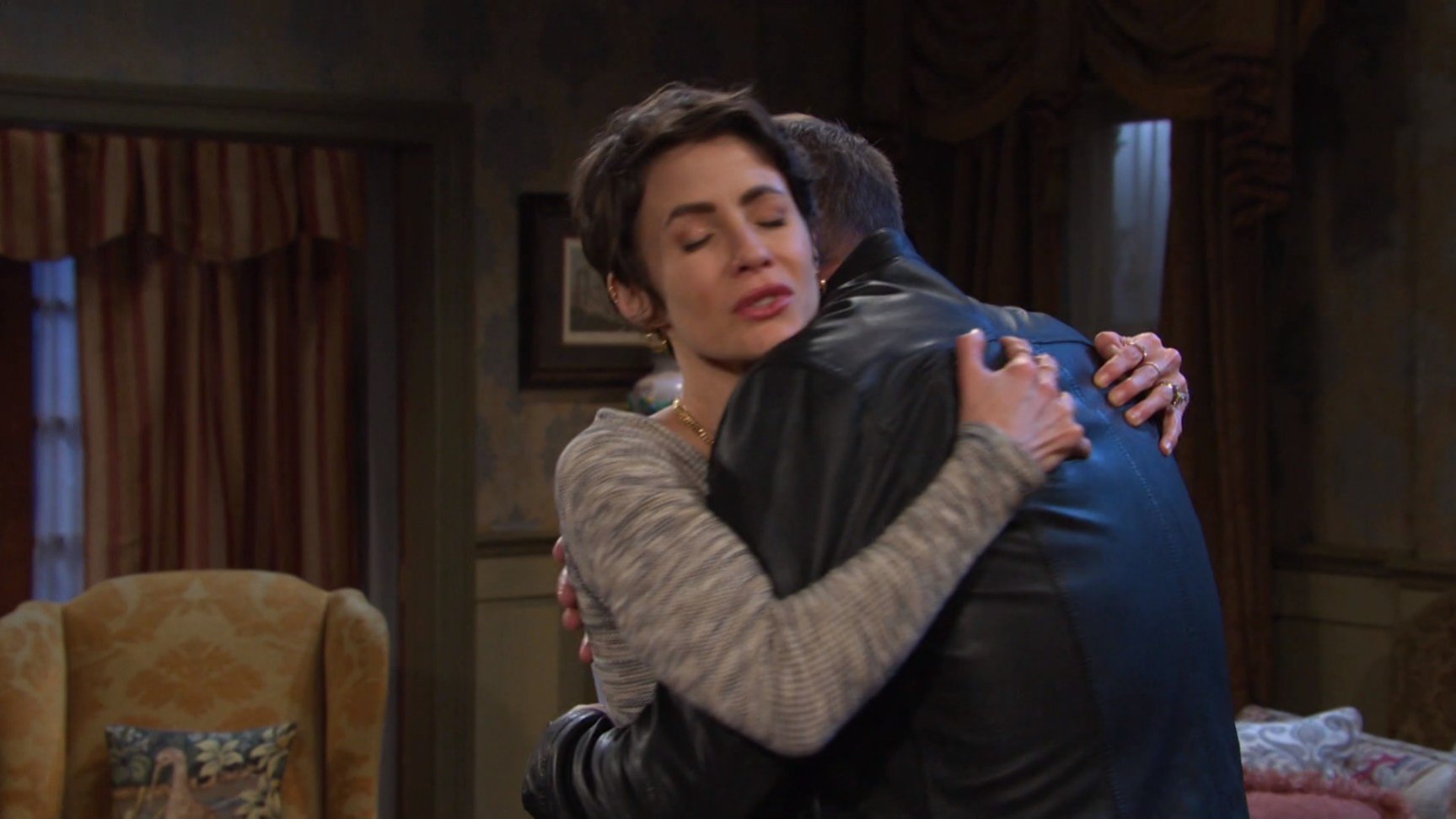 gwen hugs rex days of our lives recaps soapsspoilers